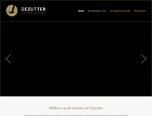 Tablet Screenshot of dezutter.eu